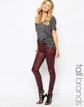 Coated slim jeans-$51